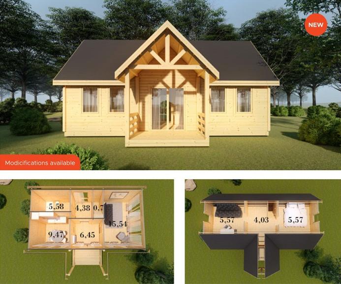Self assembly lodge France
