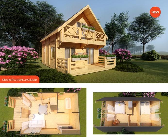 Self build lodge for France